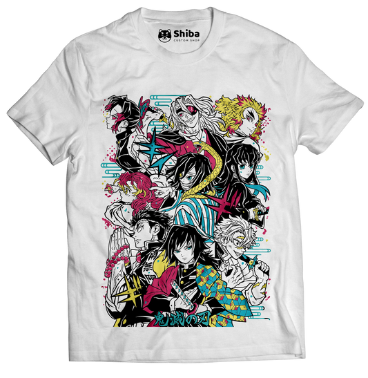 Playera Kimetsu No Yaiba Pilares