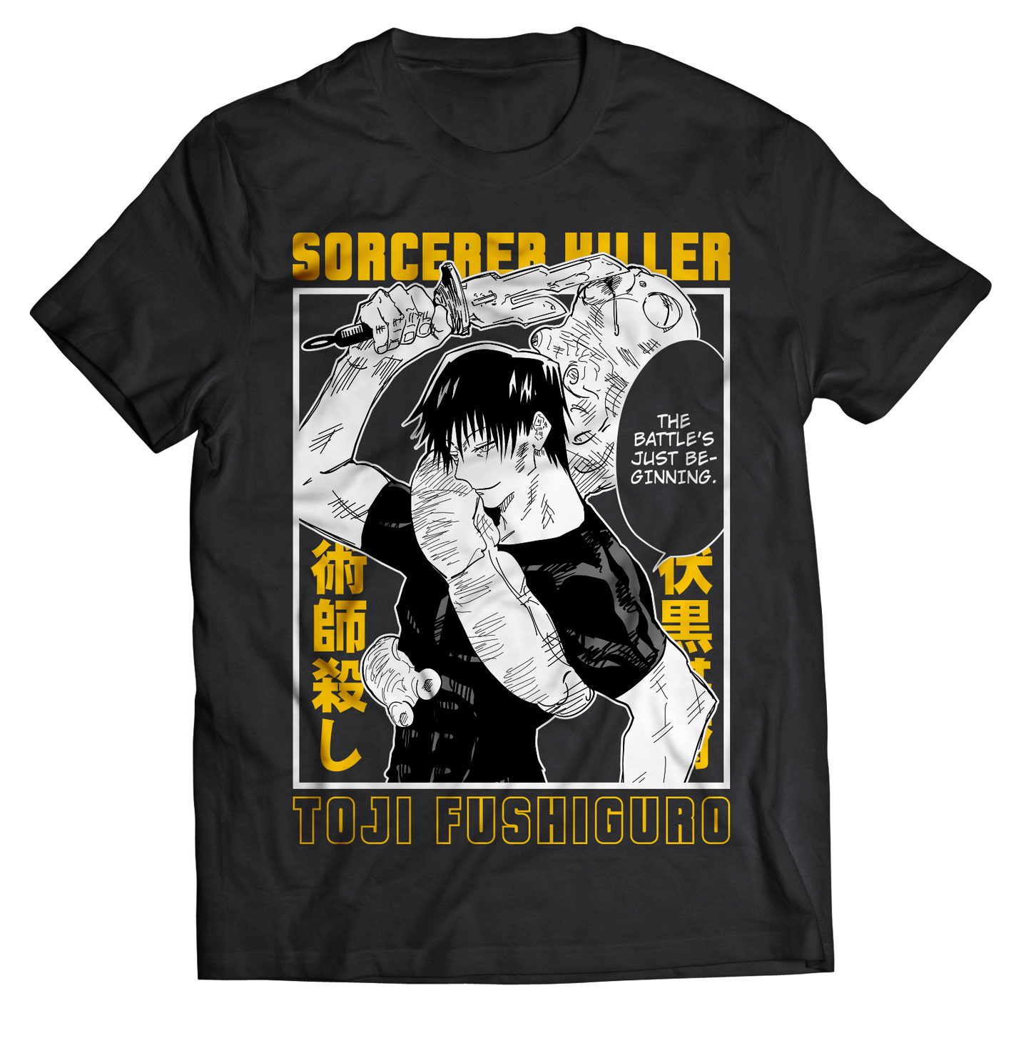 Playera jujutsu Kaisen Toji Fushiguro